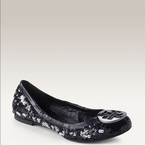 Tory Burch “Reva” Sequin Flats